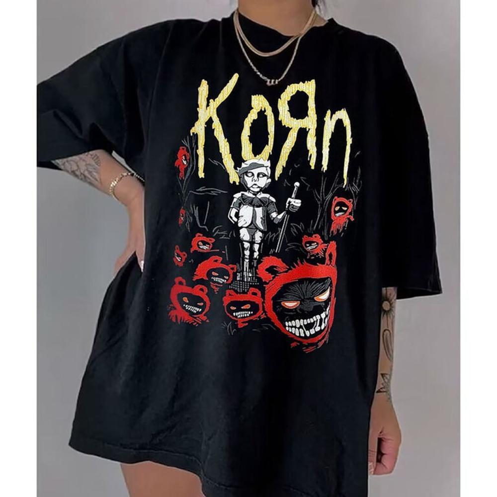 Korn Shirt Korn Tour 2023 Shirt Korn Band T-Shirt 1